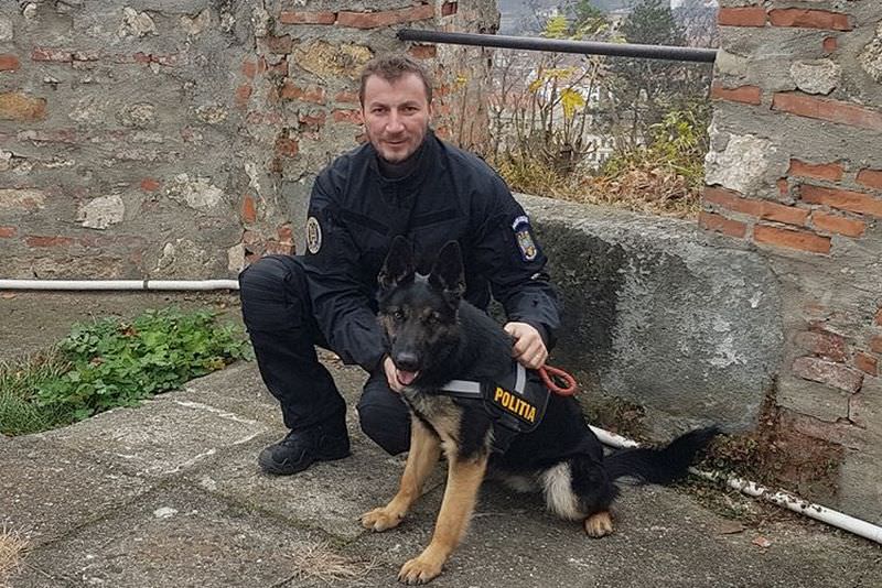 foto cunoscutul polițist marian godină are o nouă colegă - o cățelușă dresată la sibiu