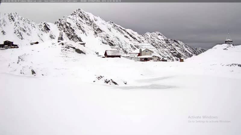 foto video - cel mai mare strat de zăpadă din românia este în judeţul sibiu, la bâlea