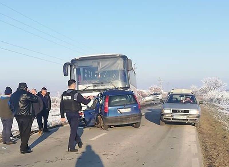 update foto accident mortal între cristian și orlat - șofer strivit sub un autocar