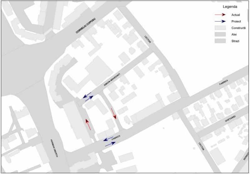 modificări în trafic în zona noului mall din sibiu - două alei cu sens unic