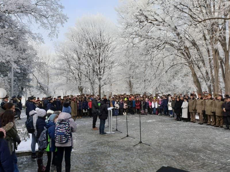 foto mihai eminescu a fost omagiat miercuri la sibiu, în parcul sub arini