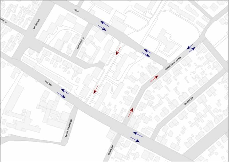 atenție, șoferi - s-a modificat regimul de circulație pe două străzi din sibiu