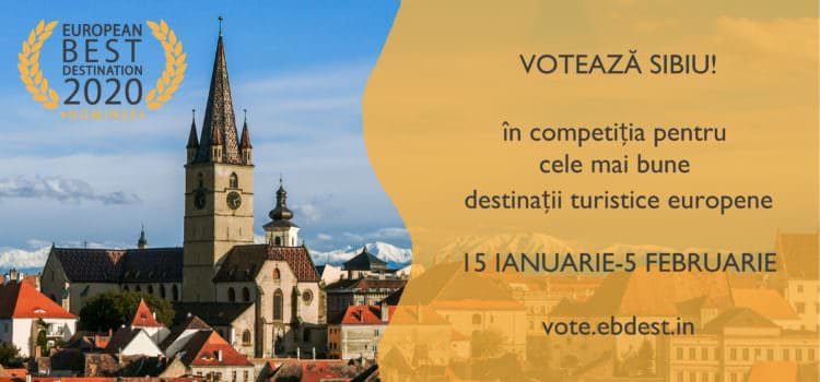 sibiul, printre favoriții competiției european best destinations - votul se încheie pe 5 februarie