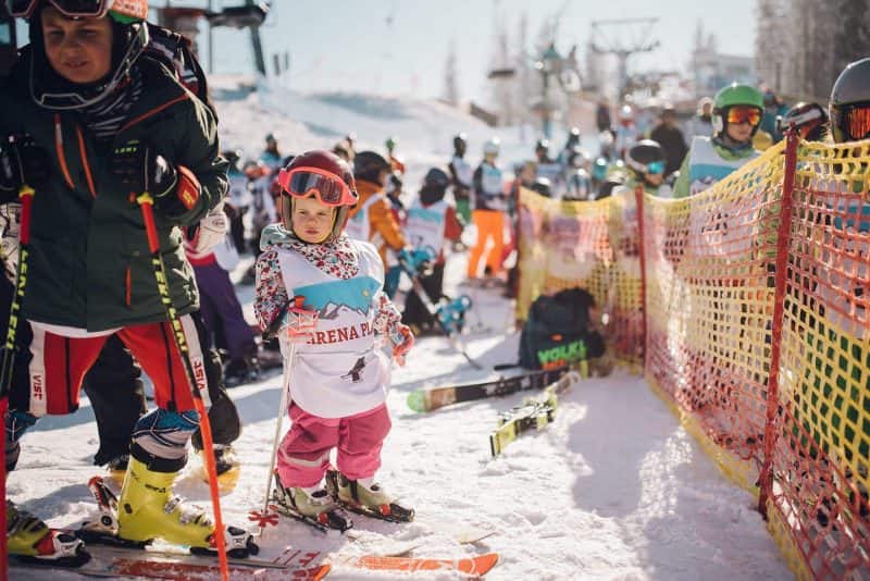 foto întrecerea copiilor curajoși - a fost kids race pe pârtie la păltiniș