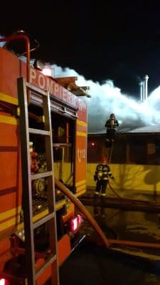 update video - foto incendiu la cea mai cunoscută pizzerie din sibiu