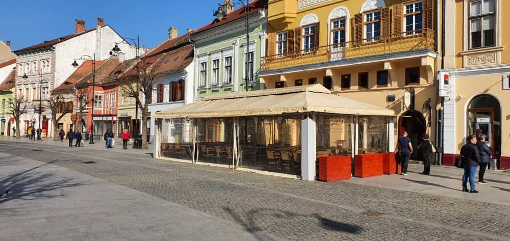 propunere la sibiu - proprietarii de restaurante și terase să fie scutiți de taxa de ocupare a domeniului public