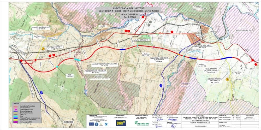 video foto - au demarat oficial lucrările de pe lotul 1 din autostrada sibiu - pitești