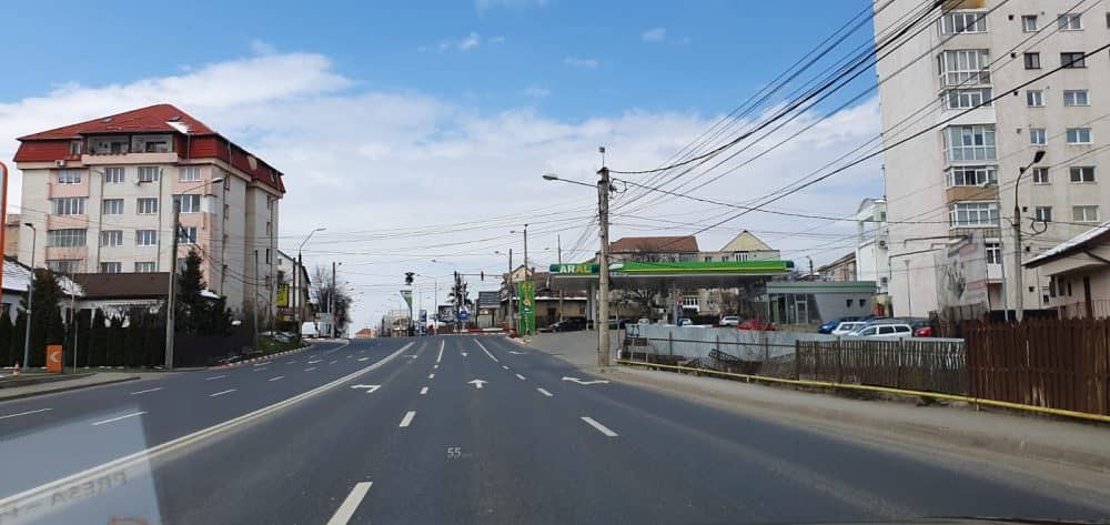 video foto prima zi de carantină în românia - cum se circulă prin sibiu