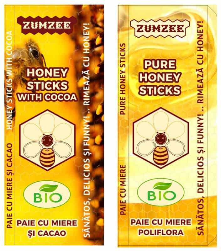 zumzee sticks - dulciuri bio cu miere produse la bradu - comandă online!