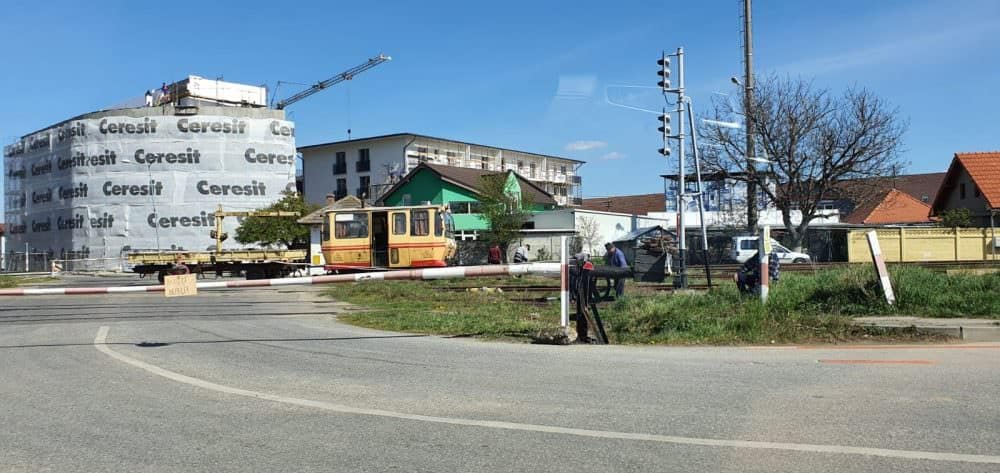 foto: barieră defectă pe calea turnișorului - trafic restricționat în zonă