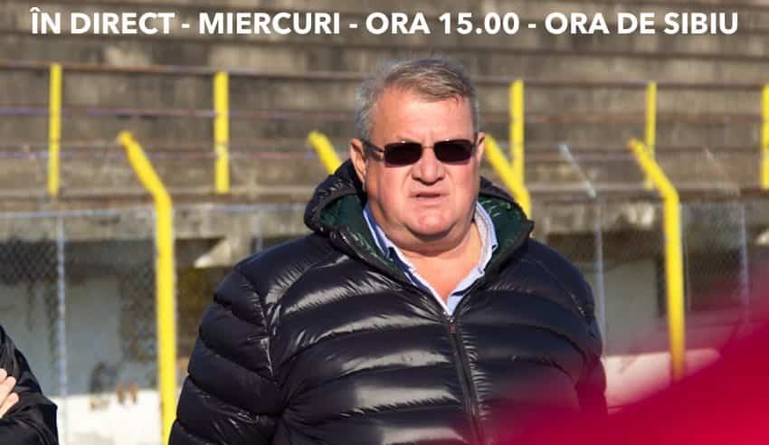 Președintele FC Hermannstadt în direct la ’’Interviuri pe Față’’ - Iuliu Mureșan live pe Ora de Sibiu