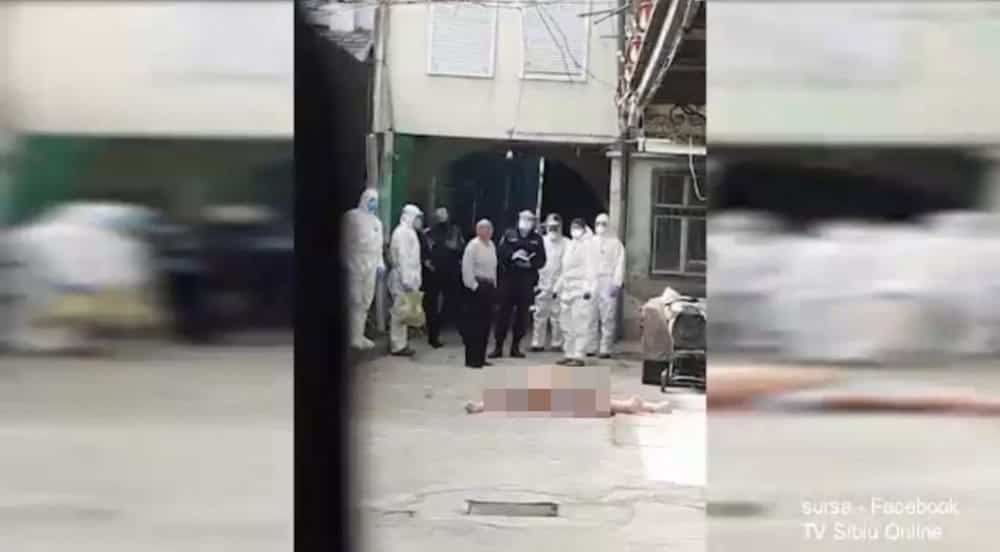 video: cadavru abandonat în mijlocul unei curți de pe 9 mai - sibianul nu a putut fi resuscitat - vecinii sunt revoltați