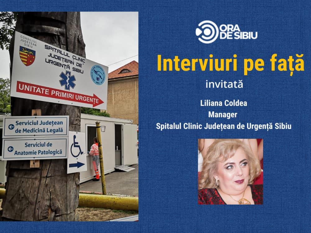 Liliana Coldea , noul manager al Spitalului Județean la "Interviuri pe Față’’