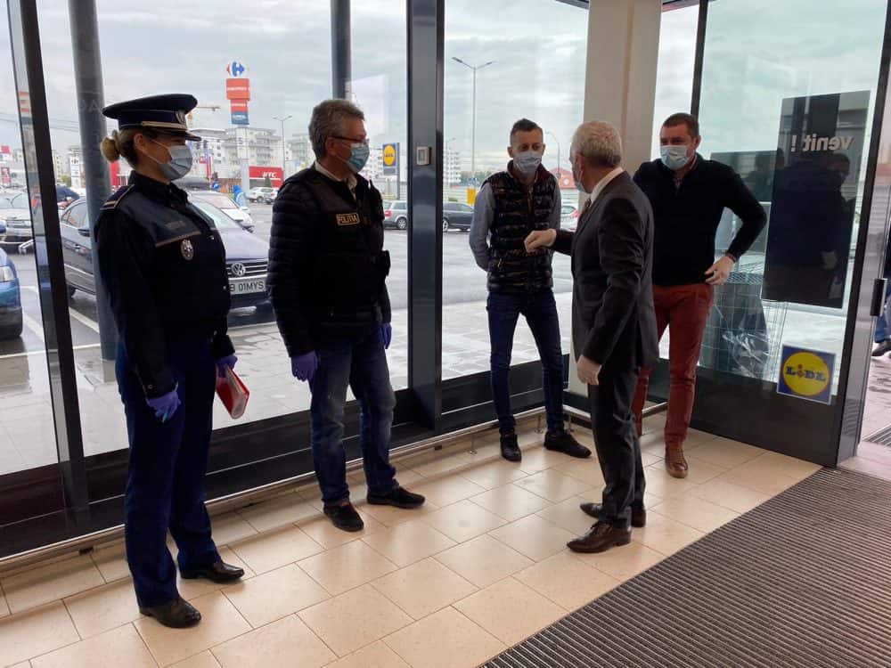 foto: prefectul județului sibiu, controale la hypermarket-urile din oraș