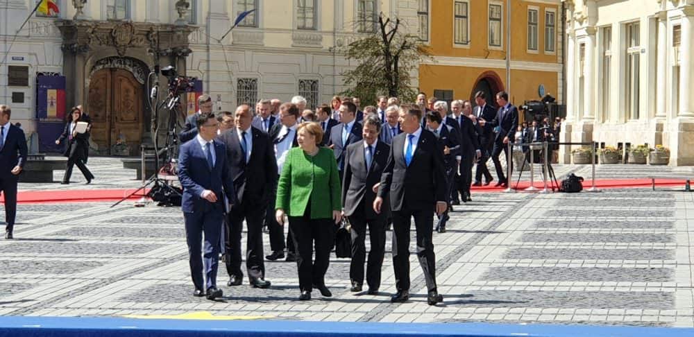 video foto ziua în care sibiul a intrat din nou în istorie - cum a strălucit orașul cu ocazia summit-ului uniunii europene