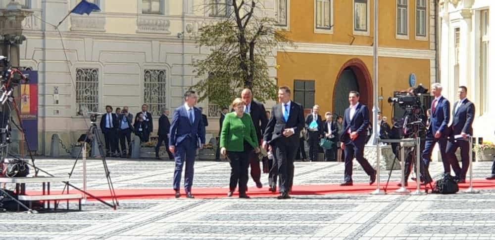 video foto ziua în care sibiul a intrat din nou în istorie - cum a strălucit orașul cu ocazia summit-ului uniunii europene