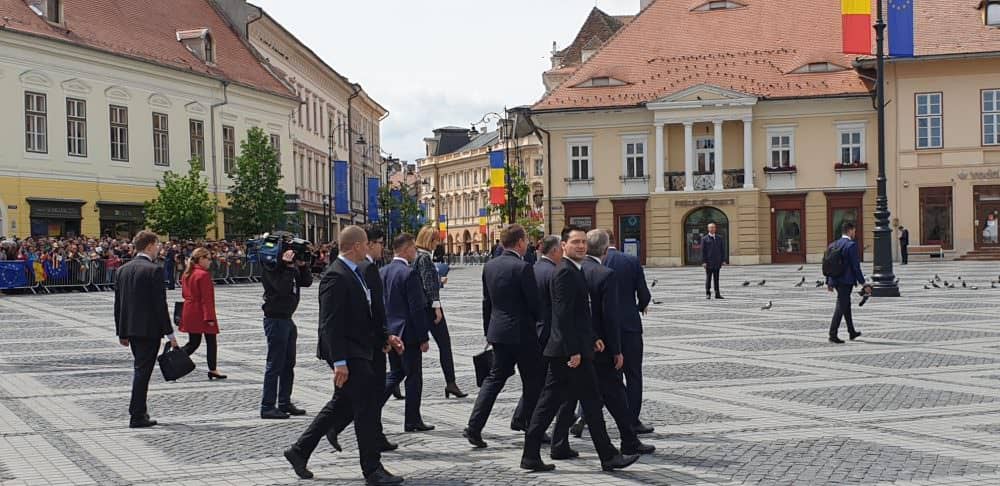 video foto ziua în care sibiul a intrat din nou în istorie - cum a strălucit orașul cu ocazia summit-ului uniunii europene