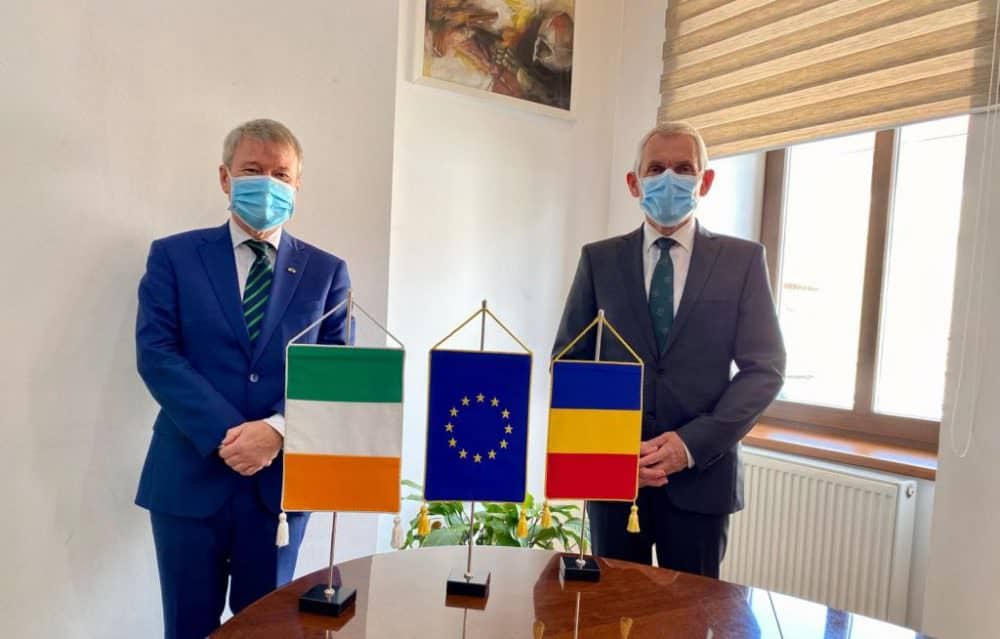 ambasadorul irlandei în românia, în vizită la sibiu - „a rămas impresionat de oraș”