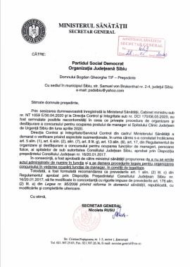 Numirea Lilianei Coldea la șefia Spitalului Județean, respinsă de Ministerul Sănătății - Se face un nou concurs