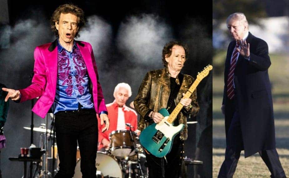 rockerii de la the rolling stones i-au declarat război lui trump - îi interzic să le mai folosească muzica în campanii