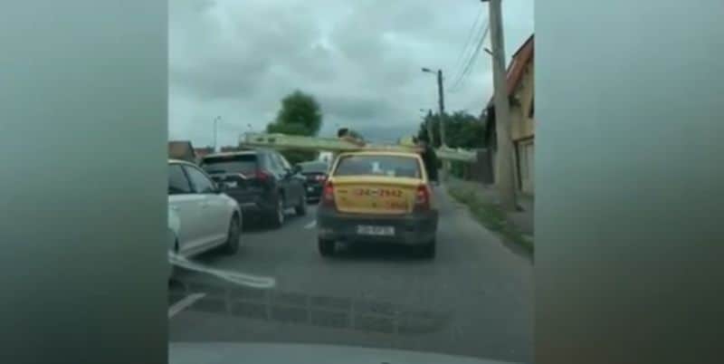 ce a pățit șoferul taxi-ului „marfar” de la sibiu - reacția poliției