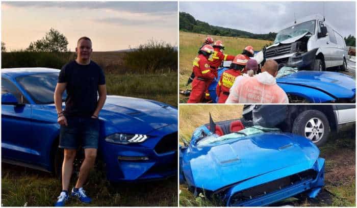 a murit la volanul unui mustang după ce a lovit un microbuz pe dn1 - șoferul avea 25 de ani