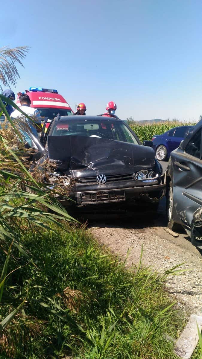 UPDATE Accident la Porumbacu de Jos - Pasagera din Sibiu este rănită