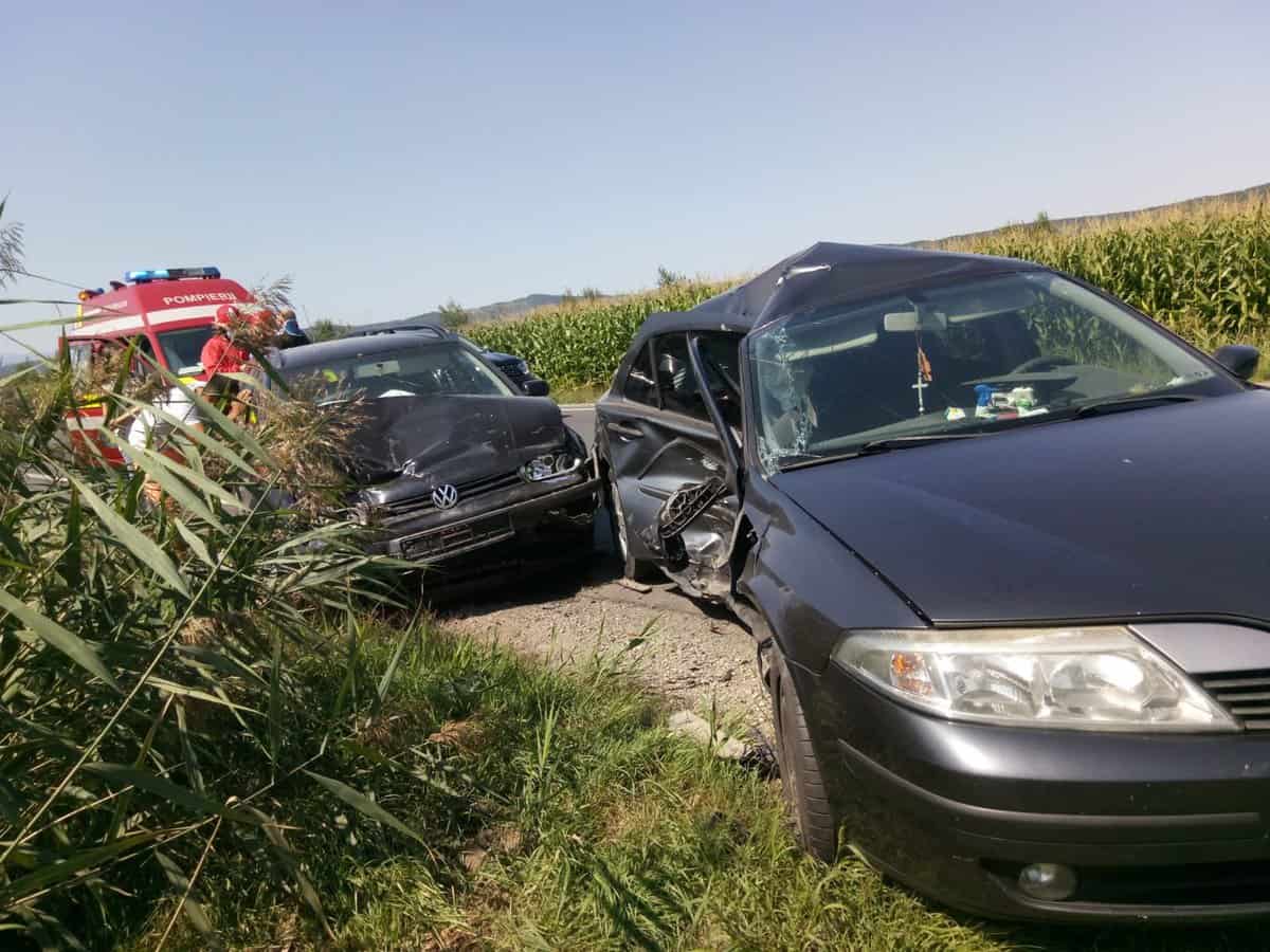 UPDATE Accident la Porumbacu de Jos - Pasagera din Sibiu este rănită