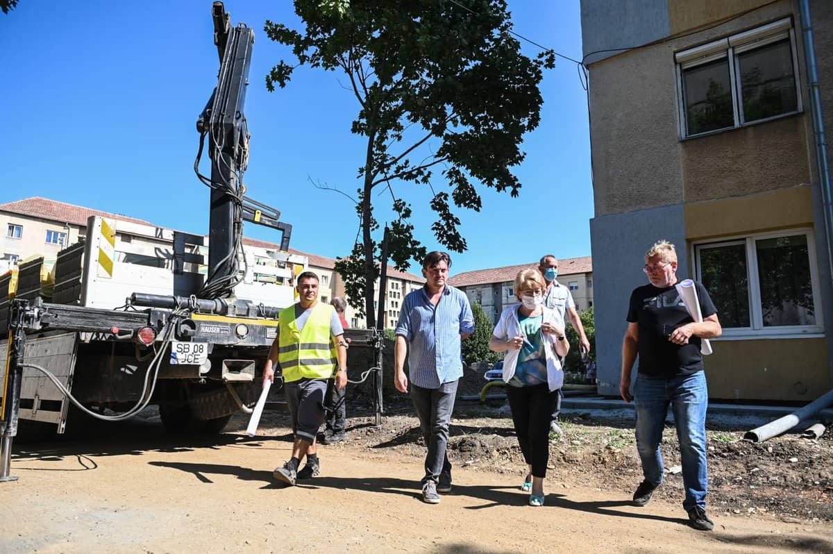 primăria sibiu continuă lucrările de modernizare a cartierului hipodrom i