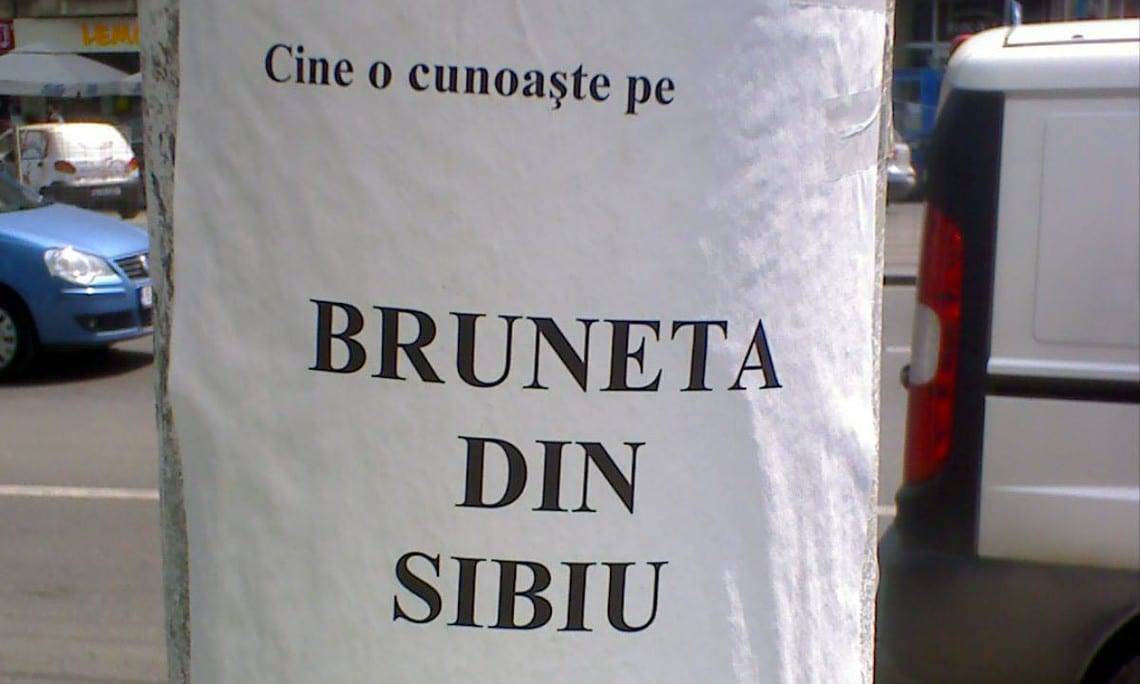 dragoste fără limite la sibiu - un tânăr a umplut orașul cu afișe în căutarea celei care i-a răpit inima