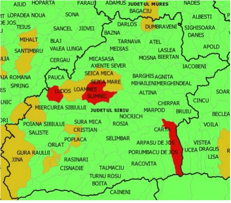 DSP Sibiu a stabilit rata de transmitere a covid -ului în localitățile județului. Ludoșul pe primul loc