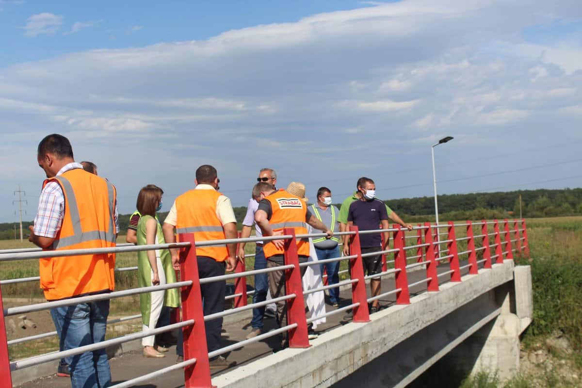 foto încep lucrările pe tronsonul drumului județean 106c sibiu - cisnădie