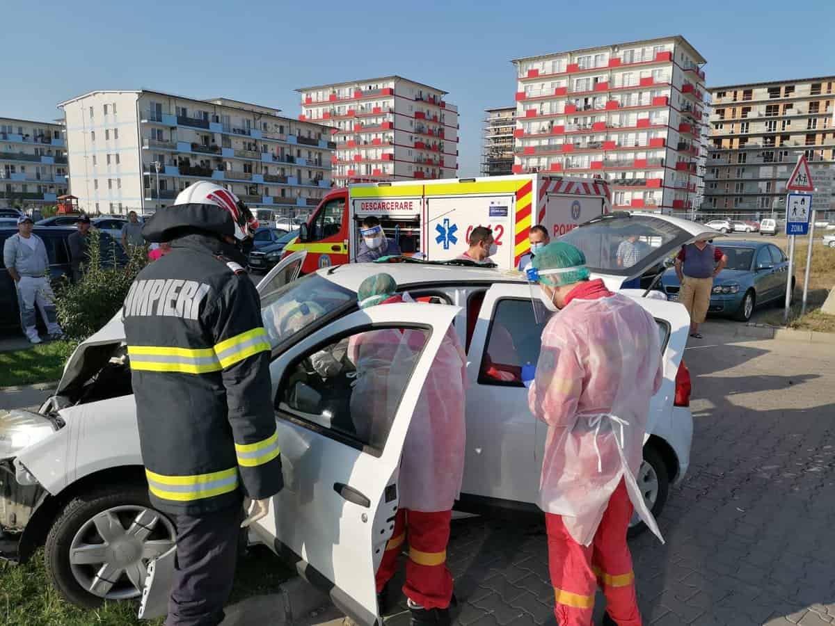 video cum a avut loc accidentul de pe calea șurii mici - două victime rănite - imagini noi de la fața locului