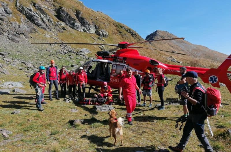 turistă accidentată luată cu elicopterul de la bâlea lac