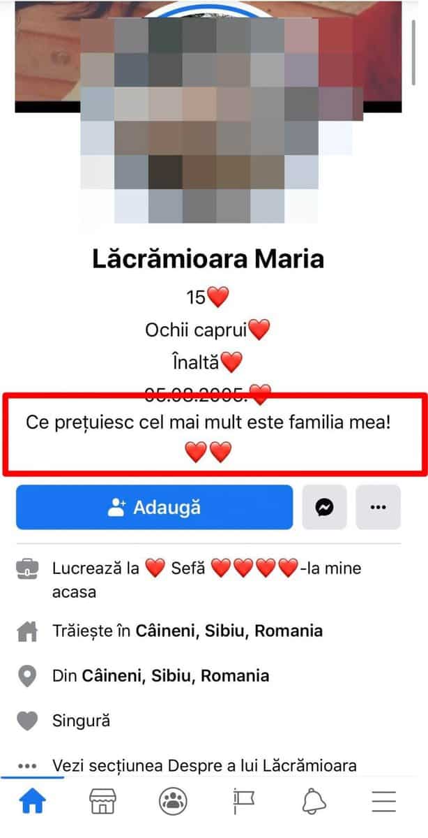 minora din sibiu dispărută de acasă - lăcrămioara a fugit și s-a mutat la o prietenă