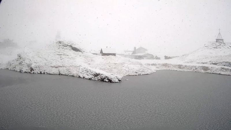 video foto - ninge ca în povesti la bâlea lac - cum va fi vremea în weekend la sibiu