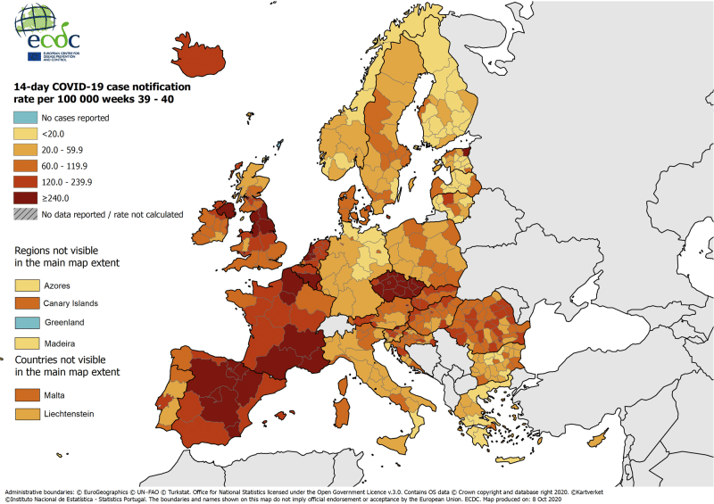 românia și alte șaisprezece țări europene, în zona roșie de risc epidemic