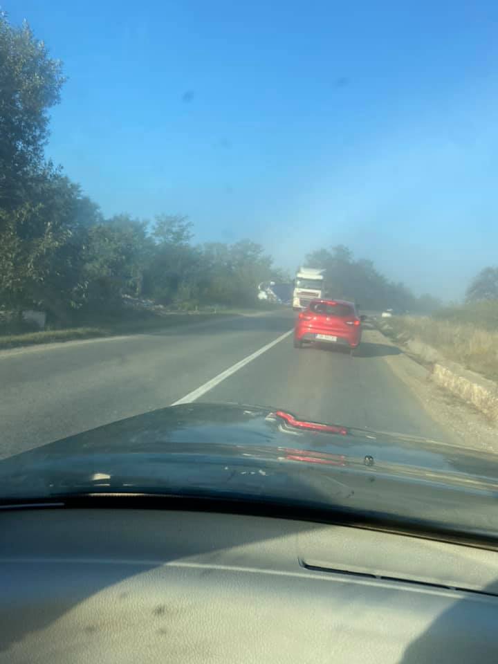 Autoaccident pe Dealul Dăii - Un TIR s-a răsturnat