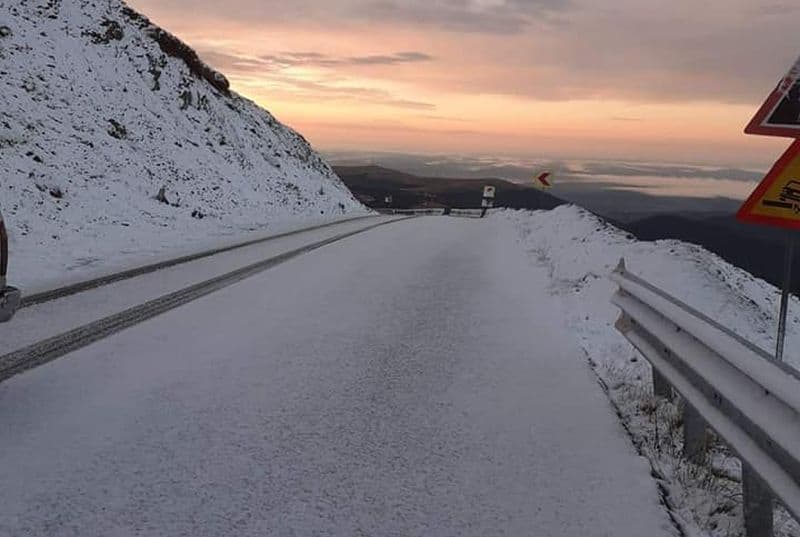 transalpina se închide mai repede din cauza ninsorii