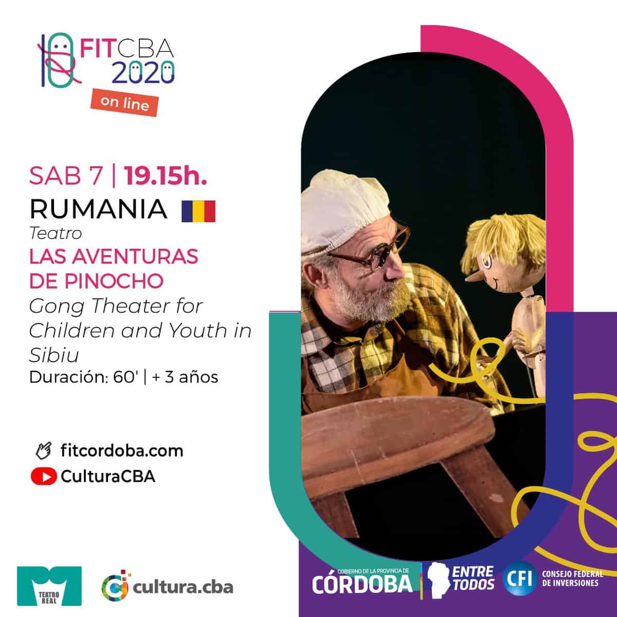 teatrul gong prezintă un spectacol în cadrul unui festival din argentina