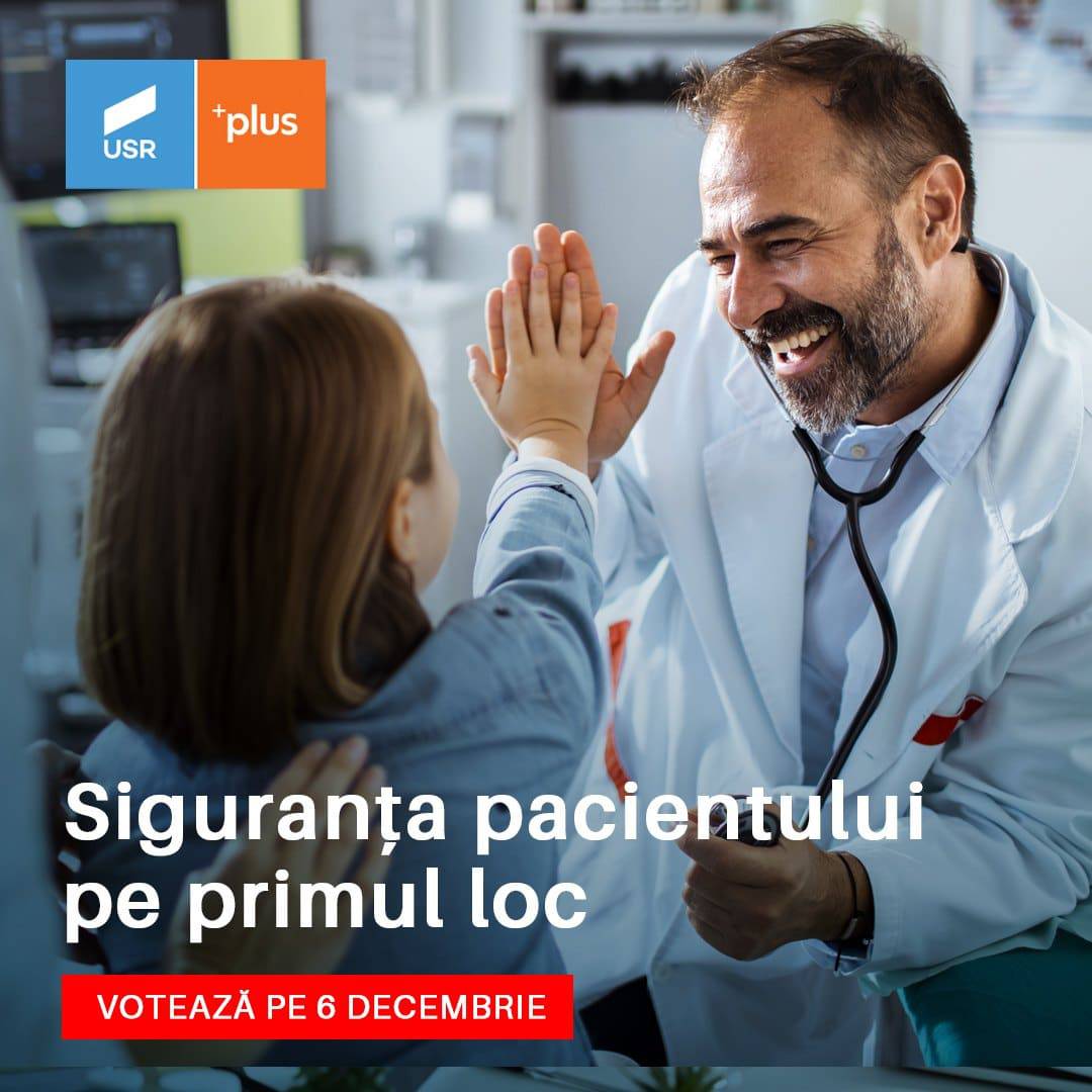 guvernare usr plus: depolitizarea instituțiilor de sănătate și sănătatea cetățenilor pe primul loc