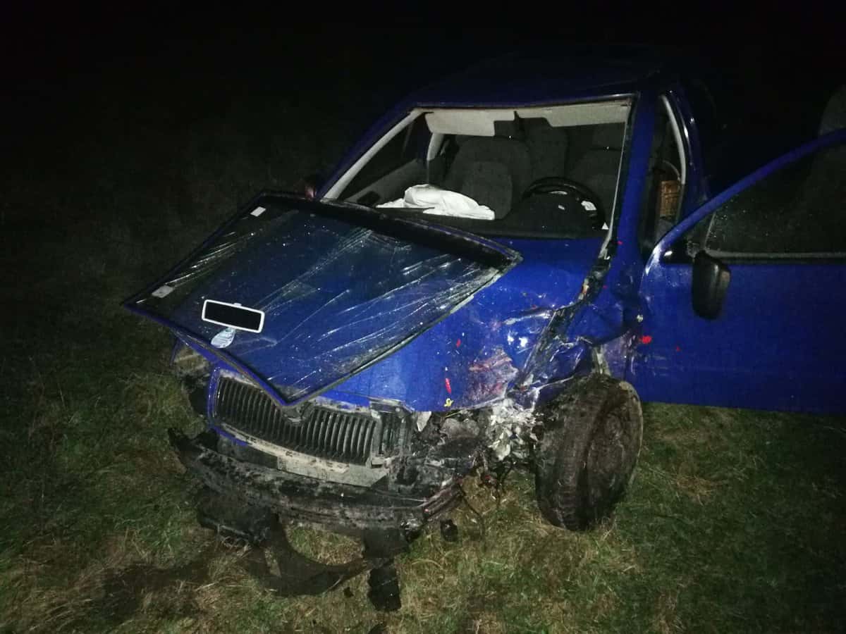 UPDATE FOTO: Șoferi răniți într-un accident între Avrig și Mârșa - Cel vinovat nu avea permis