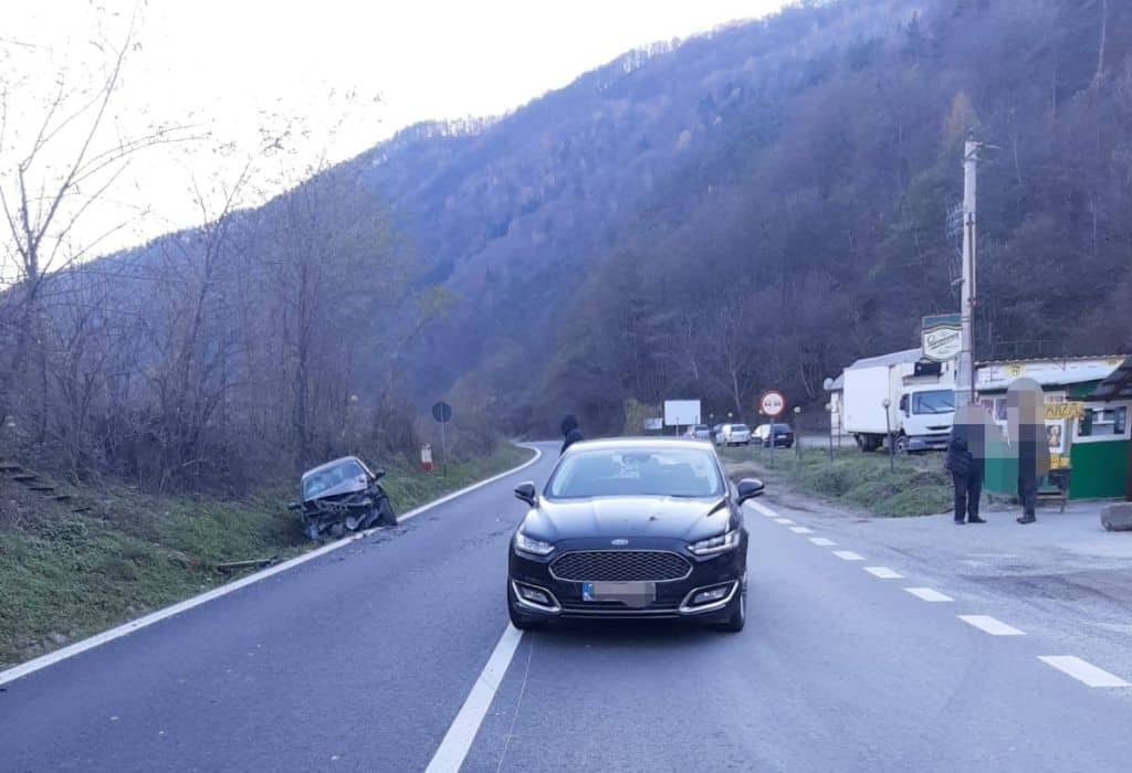 accident pe dn7, valea oltului - o persoană e rănită