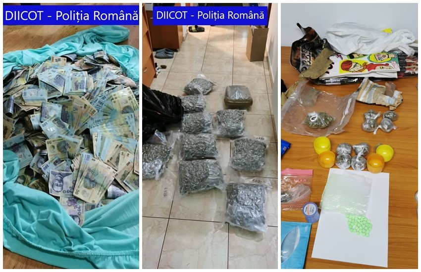 video: polițiștii au confiscat 17 kilograme canabis și 1,7 milioane lei de la un traficant