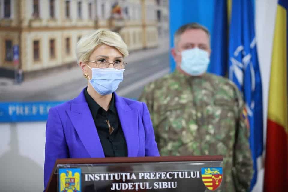 raluca turcan, despre carantinarea celor trei localități din sibiu - "deși este neplăcută, este necesară"