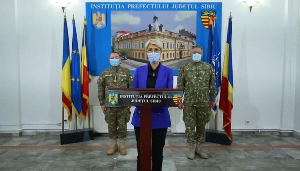 conducere militară la județeanul din sibiu - turcan: „echipa a gestionat situația și în alte unități sanitare”