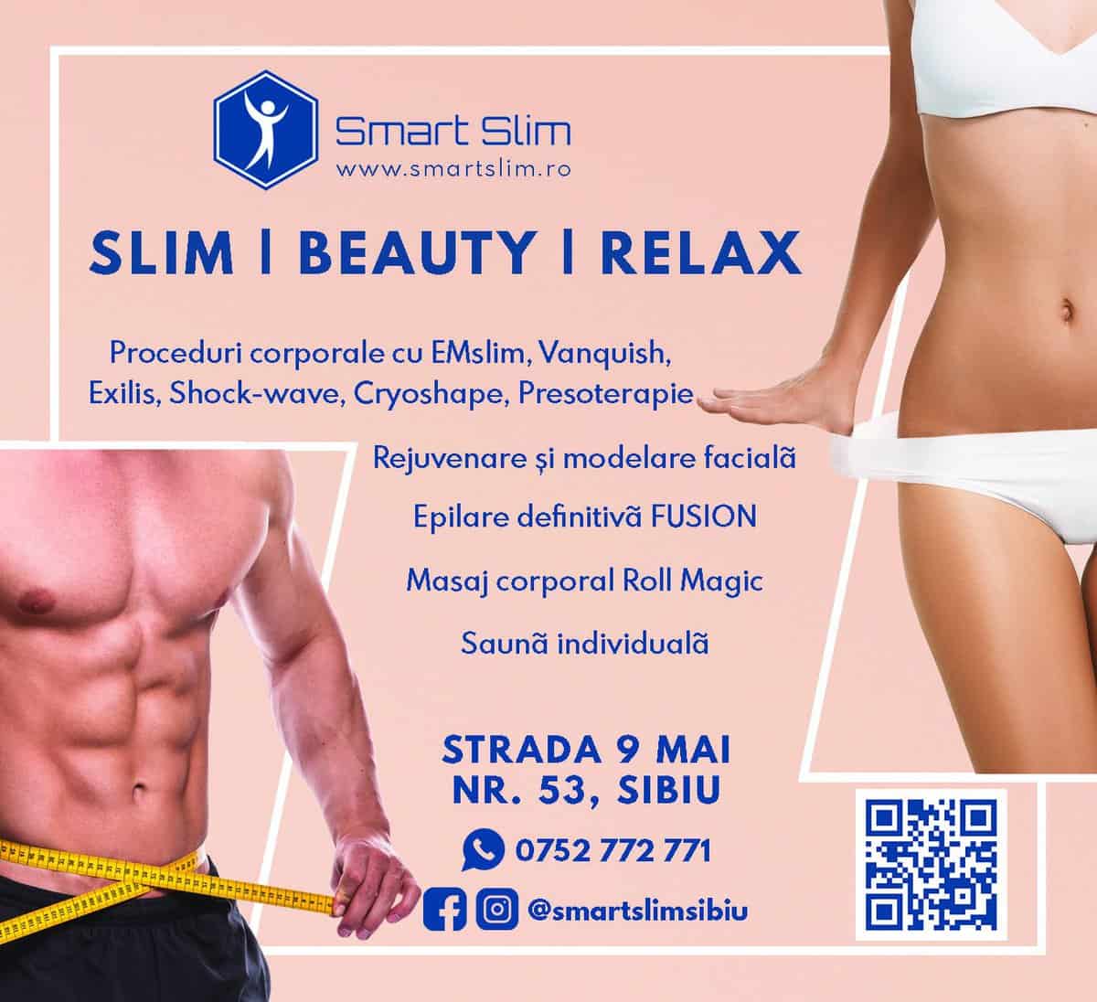 NOU la Sibiu - Smart Slim - salonul cu cele mai noi tehnici de remodelare și întreținere corporală