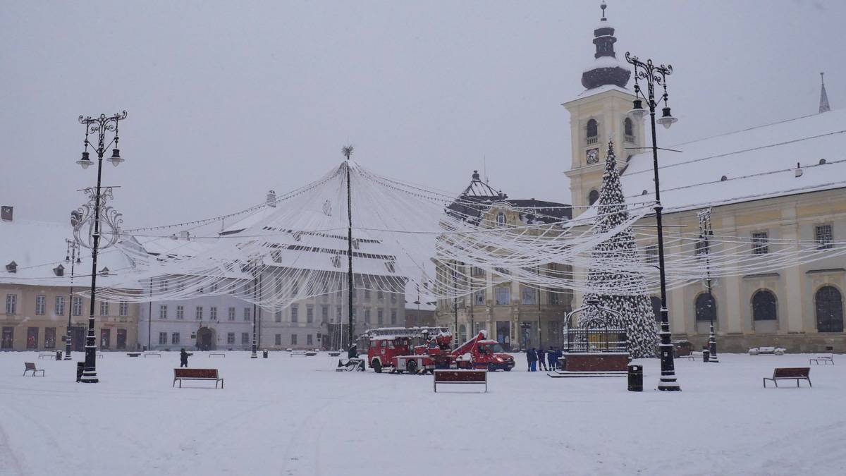 vremea până la finalul anului. sunt șanse să ningă de crăciun în zona sibiului