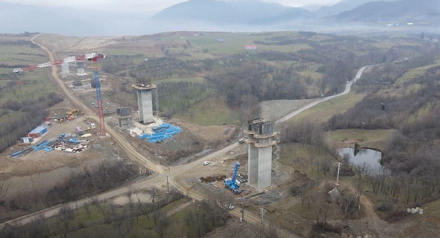 video cea mai spectaculoasă lucrare de la autostrada sibiu - boița. imagini cu viaductul peste valea tălmăcuța