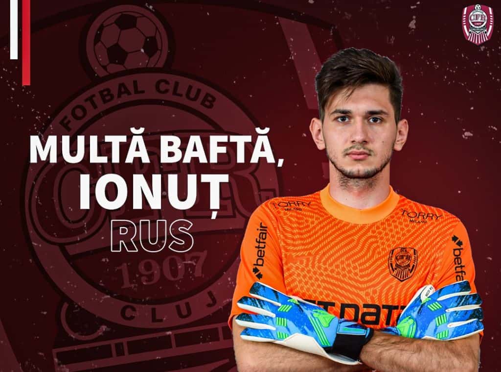 FC Hermannstadt ia un portar de la campioana CFR Cluj